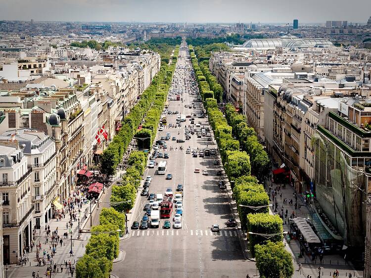 Shopping on the Champs-Élysées