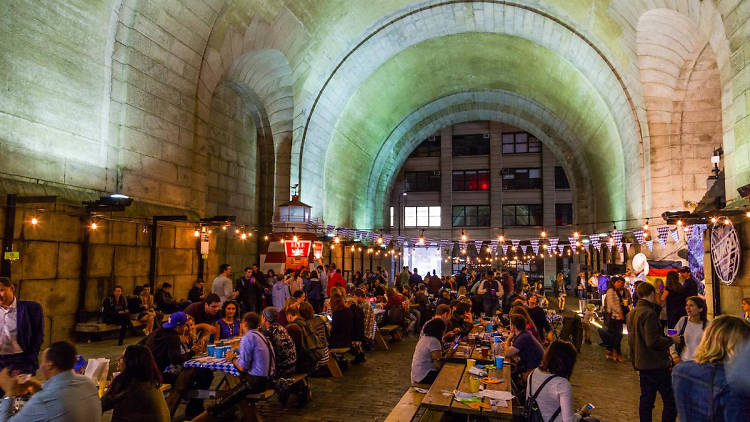 Get artsy under an archway