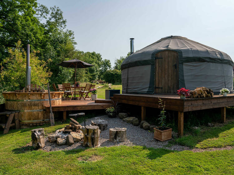 Mrs Mills' Yurts, Gloucestershire