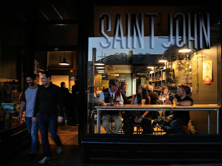 Have a frothy at Saint John Craft Beer Bar