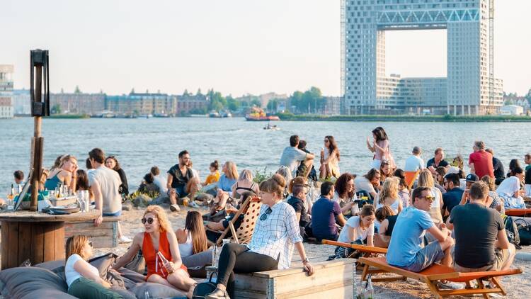 Take a free ferry to Noord’s NDSM Wharf