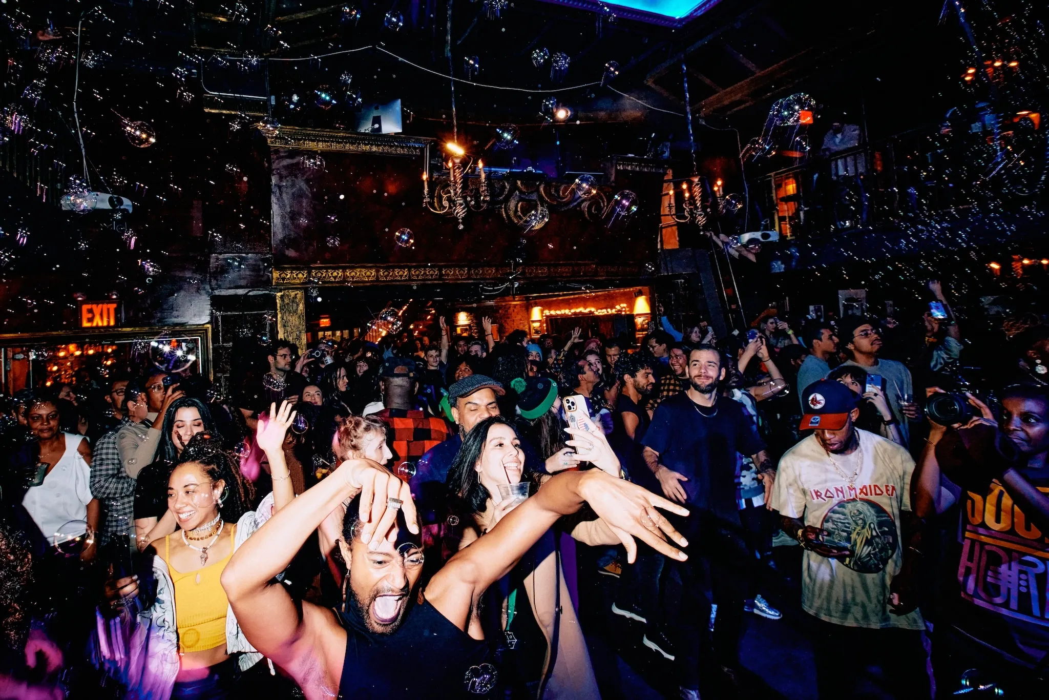 People dancing at a Soul in the Horn party